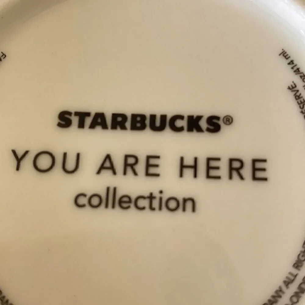 Starbucks Washington State You Are Here 2015 Collection Coffee Mug Cup 14 oz
